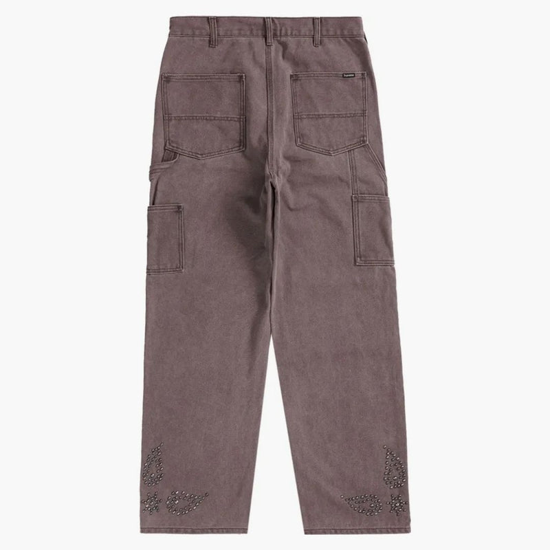 Nejvyšší paisley posetý dvojitý malíř kolena brown