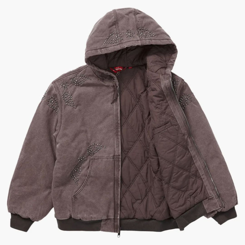 Giacca da lavoro suprema di Paisley Brown Brown