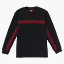 Supreme Panel Stripe Waffle Thermal Navy