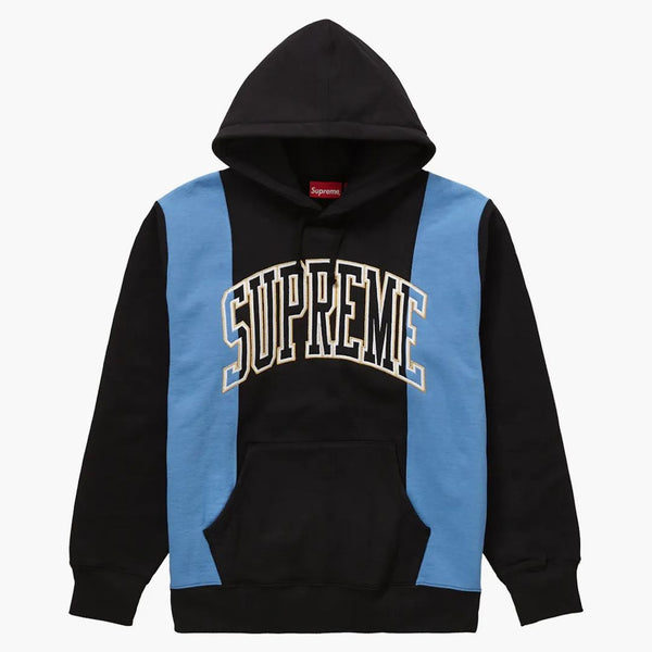 Supreme Paneled Arc Hooded Sweatshirt svart