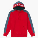 Supreme Paneled Hooded Sweatshirt Red