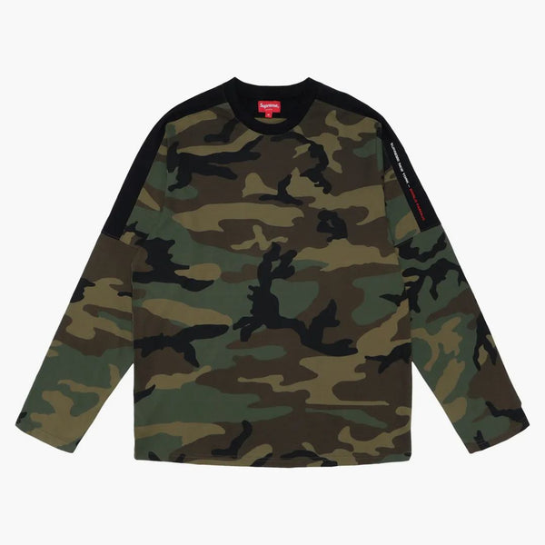 Camo boschivo L/S a pannelli supreme