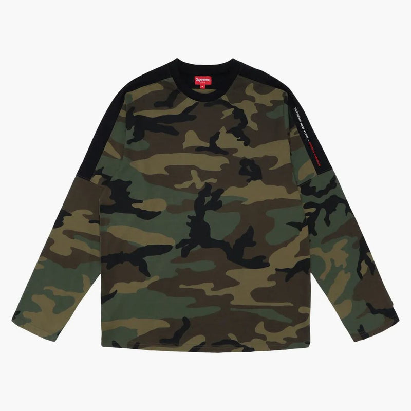 Camo boschivo L/S a pannelli supreme