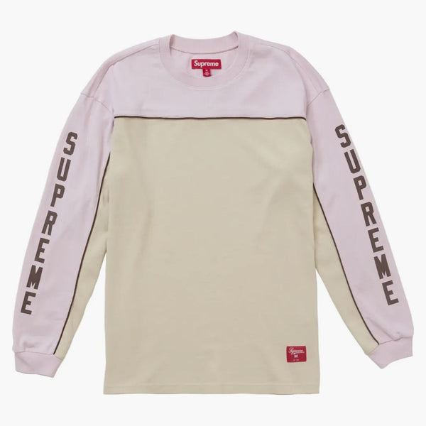 Supreme Paneled Tiping L/S Top Pink
