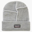 Supreme Paneled Seam Beanie Heather Gray