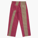 Supreme Paneled Stripe Baggy Jean Red