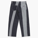 Supreme Paneled Stripe Baggy Jean Rigid Indigo