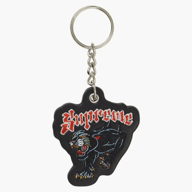 Supreme Panther Keychain Black