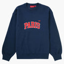 Supreme Paris Shop Small Box Crewneck Navy