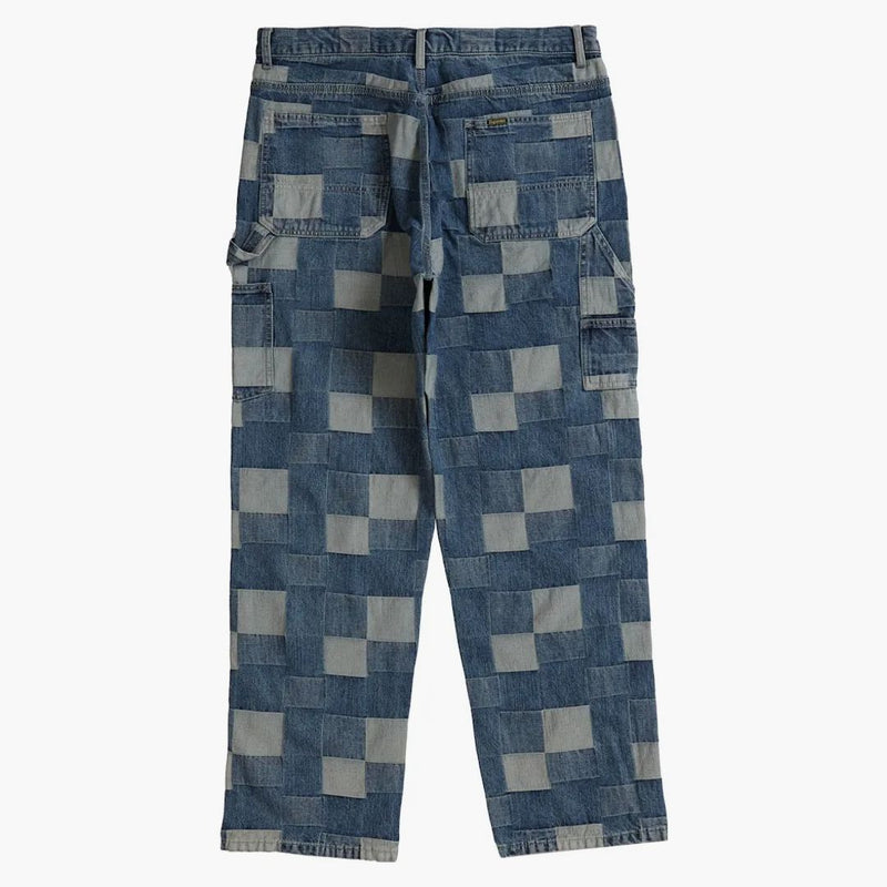 Supreme Patched Denim Pant Blue