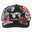 Supreme Patches 6-panel Black