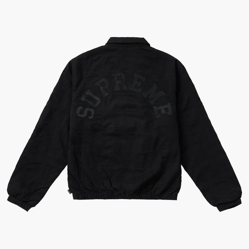 Nejvyšší patchwork Harrington Jacket černá