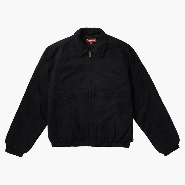 Nejvyšší patchwork Harrington Jacket černá