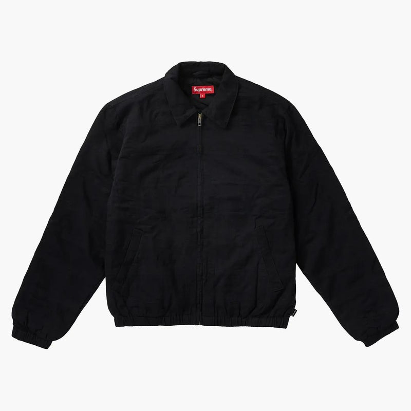 Nejvyšší patchwork Harrington Jacket černá