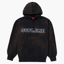 Supreme Patchwork Hooded Sweatshirt Black