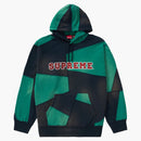 Supreme Patchwork Hooded Sweatshirt Navy