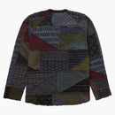 Supreme Patchwork Jacquard L/S Top Black