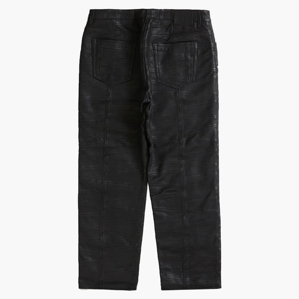 Supreme Patchwork Leather 5-Pocket Jean Black