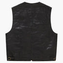 Supreme Patchwork Leather Cargo Vest Black