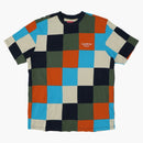 Supreme patchwork pique tea navy/teal/orange