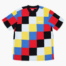 Supreme Patchwork Pique te röd/gul/blå