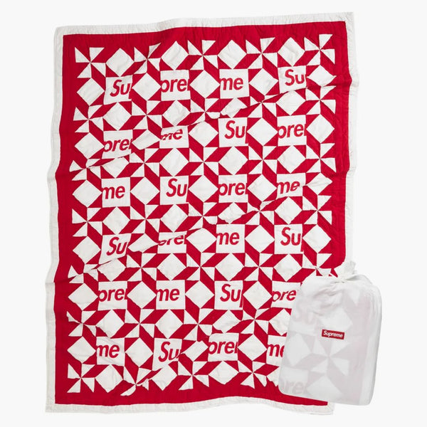 Trapunta di patchwork suprema rosso