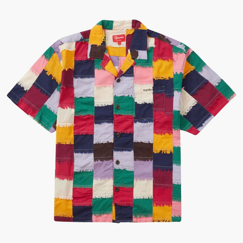 Cămașă supremă Patchwork S/S multicolor