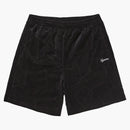 Supreme Patchwork Velour Short Black