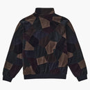 Supreme Patchwork Velour Track Jacket Dark Navy