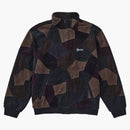 Supreme Patchwork Velour Track Jacket Dark Navy