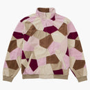 Supreme Patchwork Velour Track Jacket Tan