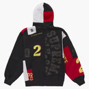 Supreme Patchwork Zip Up Hooded Sweatshirt (ss25) Black