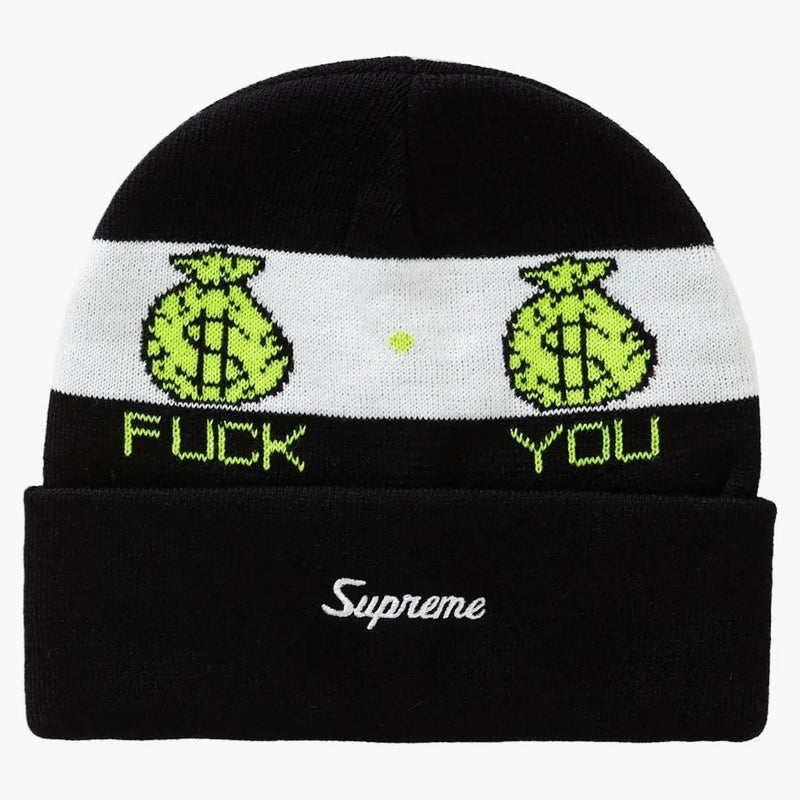 Supreme Pay Me Beanie Black
