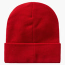 Supreme Peace Embroidered Beanie Red