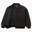 Supreme Peace Embroidered Work Jacket Black