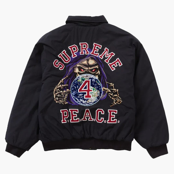 Suprem Peace Geacă de lucru brodat de pace Navy
