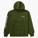 Suprema pace con cappuccio felpa verde