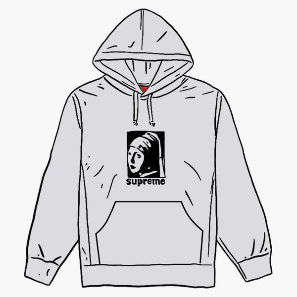 Supreme Pearl Hooded Sweatshirt Ash Grey
