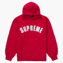 Supreme Pearl Logo Hooded Sweatshirt Red