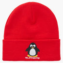 Supreme Penguin Beanie Red