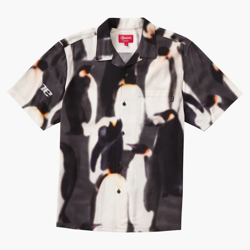 Cămașă supremă pinguini rayon s/s