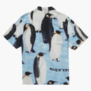 Supreme Penguins Rayon S/s Shirt Blue