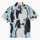 Supreme Penguins Rayon S/s Shirt Blue