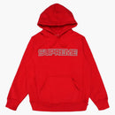 Sudadera de cuero con capucha de cuero suprema