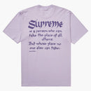 Supreme person tea light purple