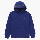 Supreme Pharaoh Studded Hooded Sweatshirt Washed Navy