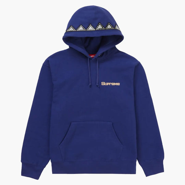 Supreme Farao Studded Hooded Sweatshirt Washed Navy