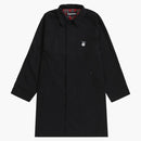 Nejvyšší příkopový kabát černé