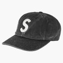 Supreme Pigment Canvas S Logo 6-panel Black