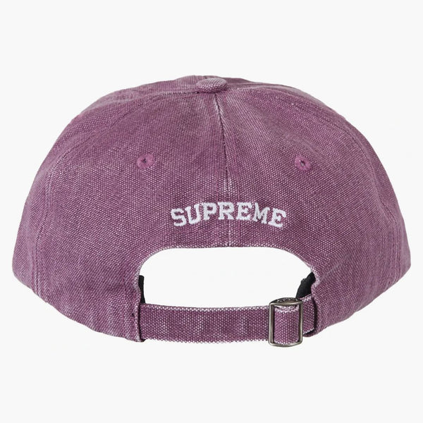 Nejvyšší pigmentová plátno s logem 6-panel švestka